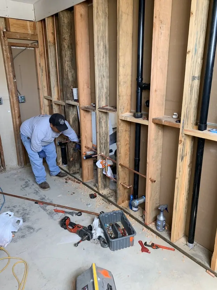 Commercial rough-in plumbing for Water Heater Replacement in Pleasant Valley Estates